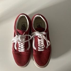 red low top vans